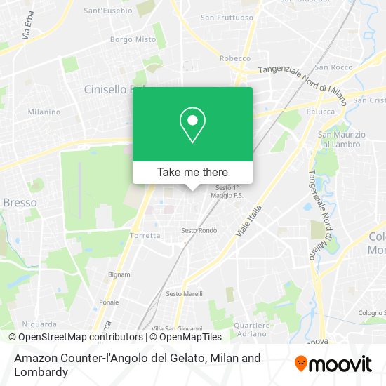 Amazon Counter-l'Angolo del Gelato map