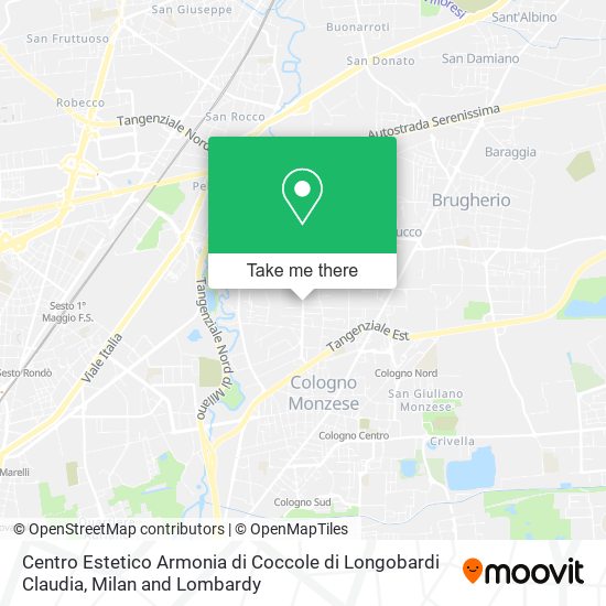 Centro Estetico Armonia di Coccole di Longobardi Claudia map
