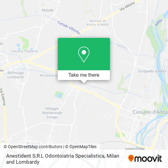 Anestident S.R.L Odontoiatria Specialistica map