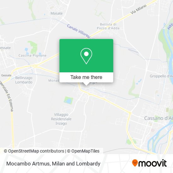 Mocambo Artmus map