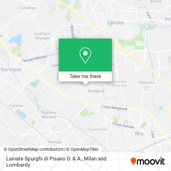 Lainate Spurghi di Pisano D. & A. map