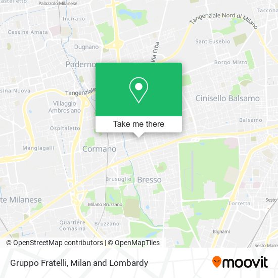 Gruppo Fratelli map