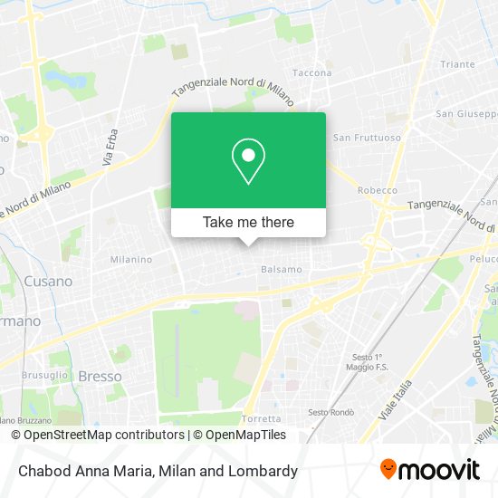 Chabod Anna Maria map