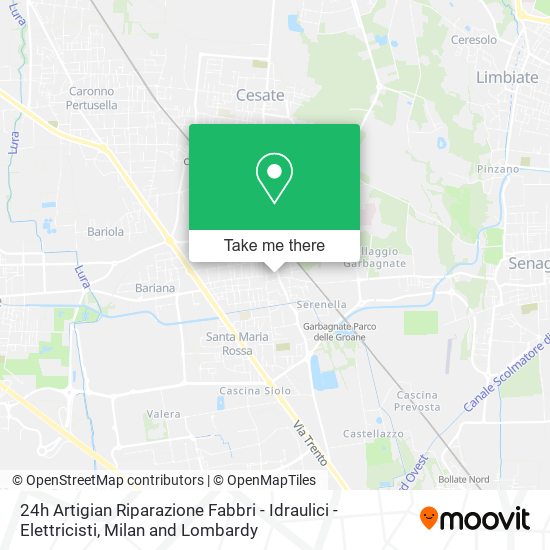 24h Artigian Riparazione Fabbri - Idraulici - Elettricisti map