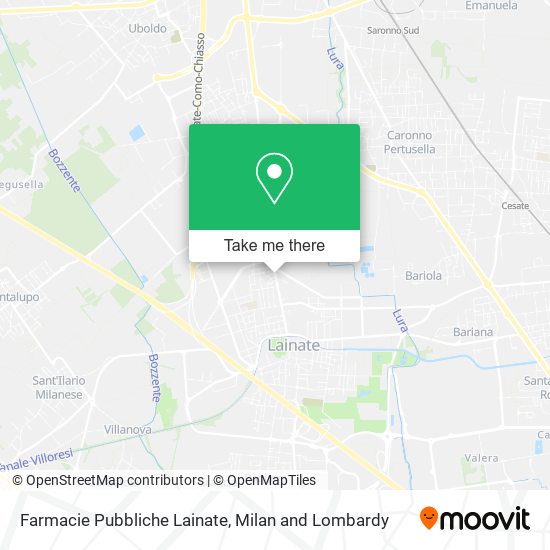 Farmacie Pubbliche Lainate map