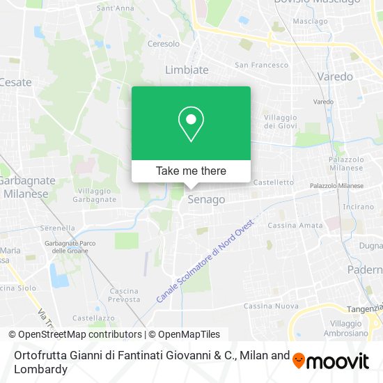 Ortofrutta Gianni di Fantinati Giovanni & C. map