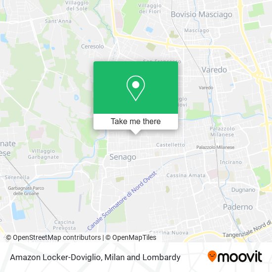 Amazon Locker-Doviglio map