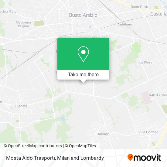 Mosta Aldo Trasporti map