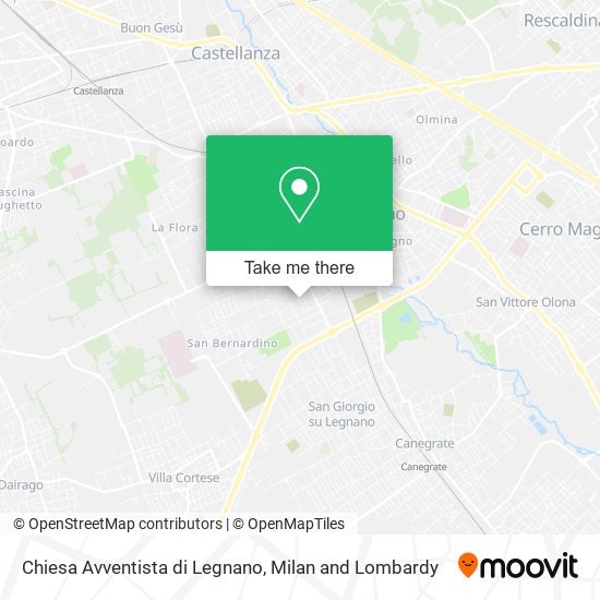 Chiesa Avventista di Legnano map