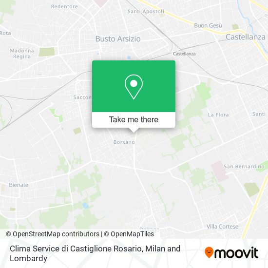 Clima Service di Castiglione Rosario map