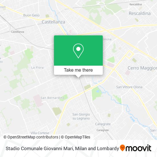 Stadio Comunale Giovanni Mari map