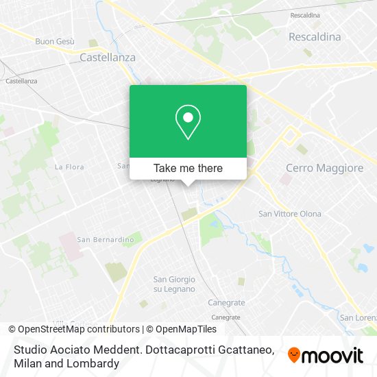 Studio Aociato Meddent. Dottacaprotti Gcattaneo map
