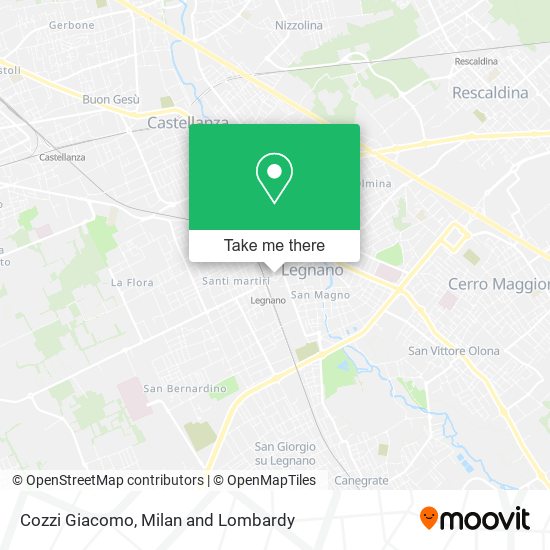 Cozzi Giacomo map