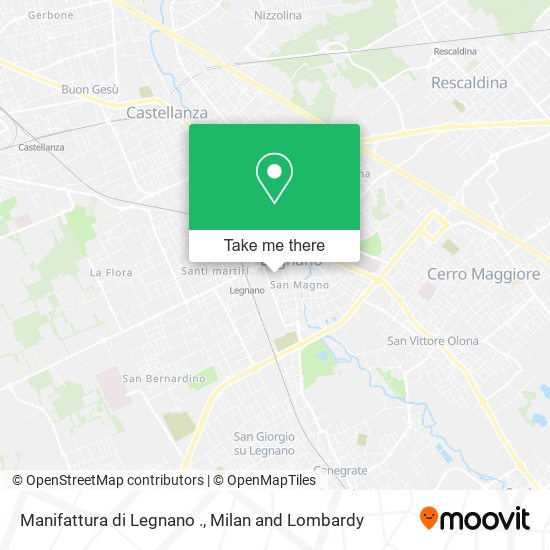 Manifattura di Legnano . map