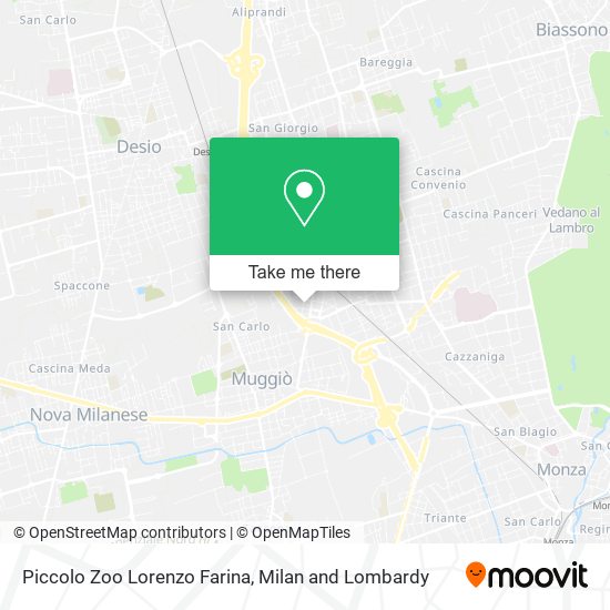 Piccolo Zoo Lorenzo Farina map
