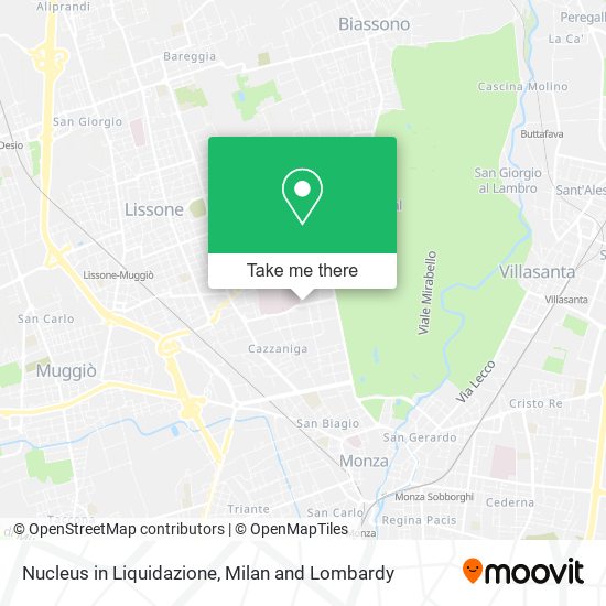Nucleus in Liquidazione map