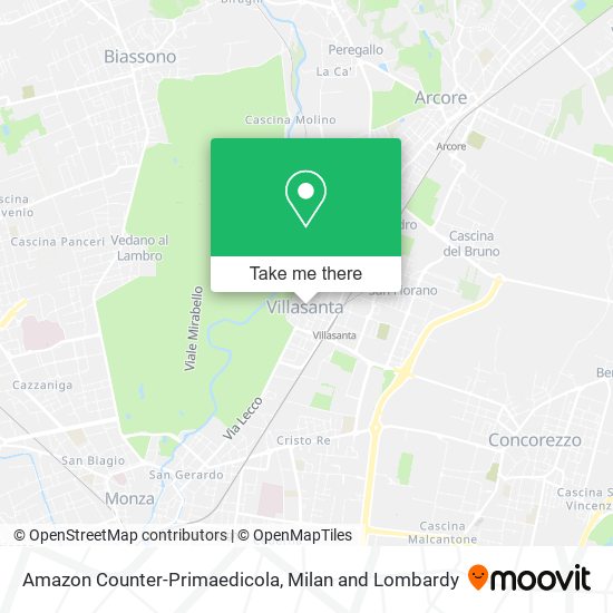 Amazon Counter-Primaedicola map