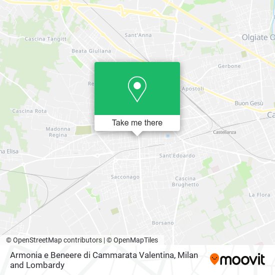 Armonia e Beneere di Cammarata Valentina map