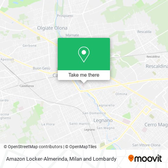 Amazon Locker-Almerinda map