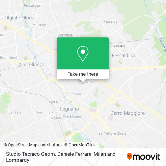 Studio Tecnico Geom. Daniele Ferrara map