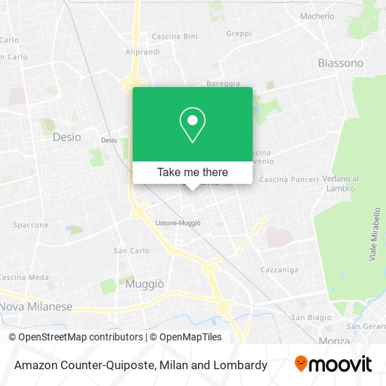 Amazon Counter-Quiposte map