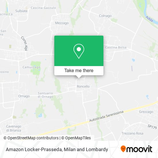 Amazon Locker-Prasseda map