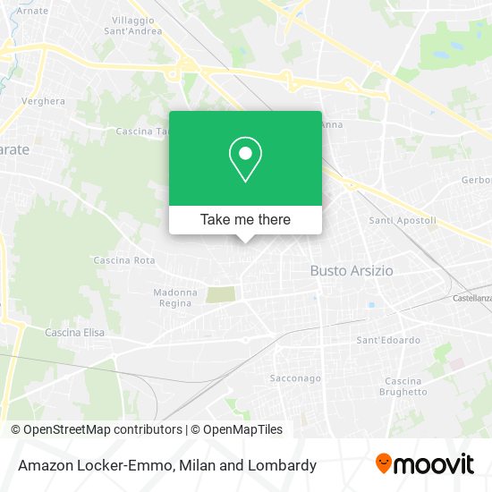 Amazon Locker-Emmo map