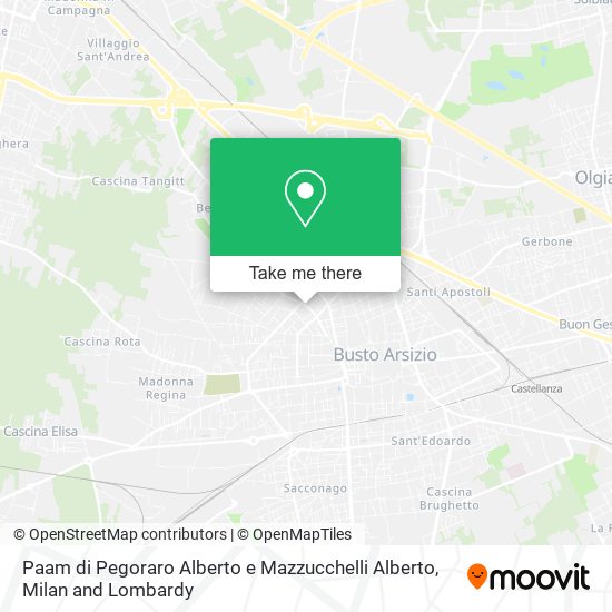 Paam di Pegoraro Alberto e Mazzucchelli Alberto map
