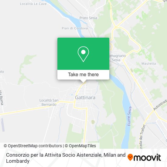 Consorzio per la Attivita Socio Aistenziale map