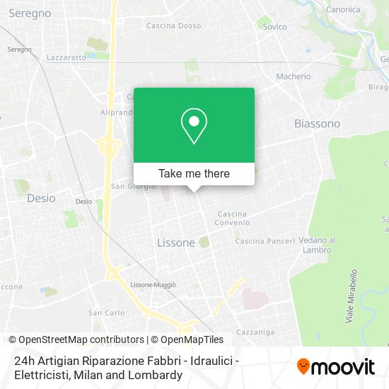 24h Artigian Riparazione Fabbri - Idraulici - Elettricisti map