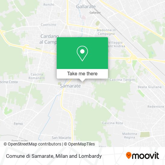 Comune di Samarate map