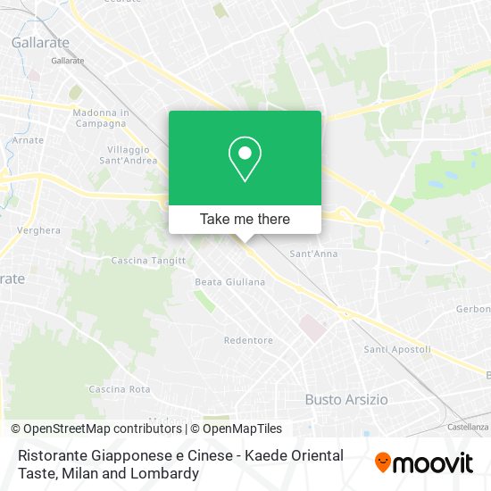 Ristorante Giapponese e Cinese - Kaede Oriental Taste map