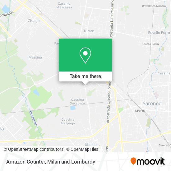 Amazon Counter map