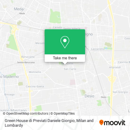 Green House di Previati Daniele Giorgio map