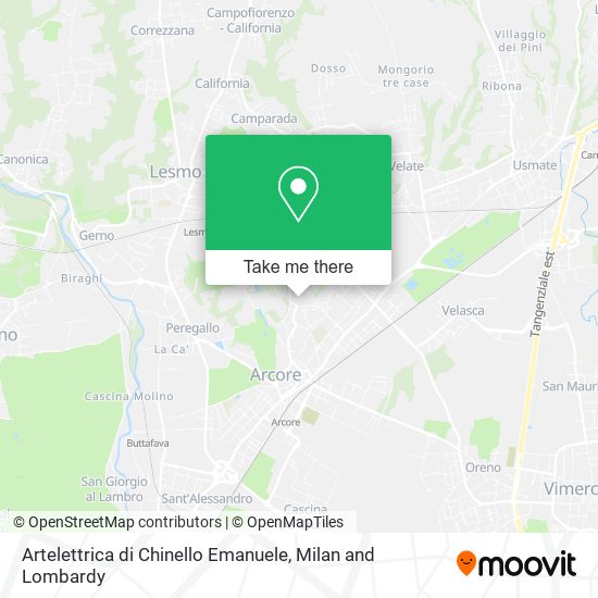 Artelettrica di Chinello Emanuele map