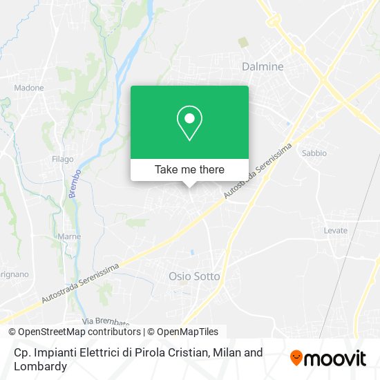 Cp. Impianti Elettrici di Pirola Cristian map