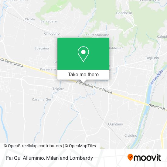 Fai Qui Alluminio map