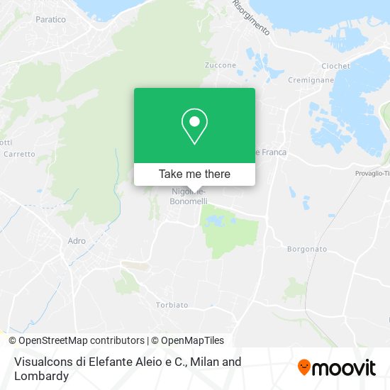 Visualcons di Elefante Aleio e C. map