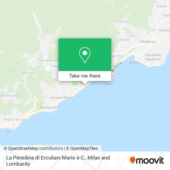 La Pensilina di Erculiani Mario e C. map