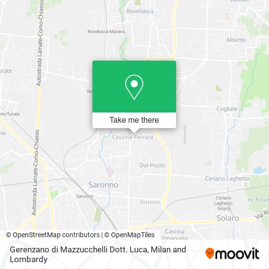 Gerenzano di Mazzucchelli Dott. Luca map