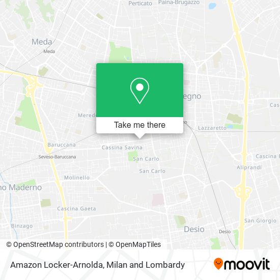 Amazon Locker-Arnolda map