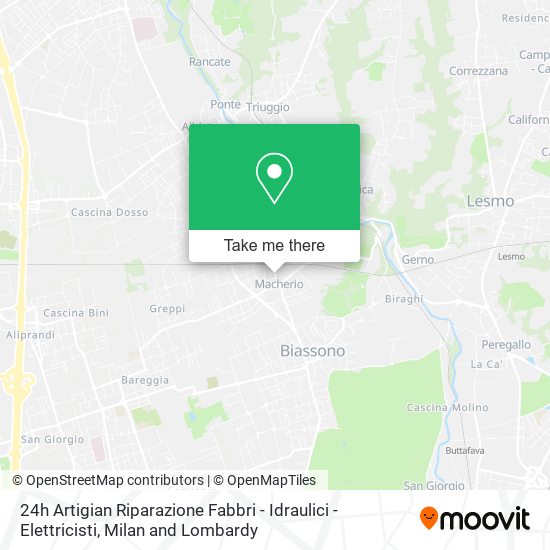 24h Artigian Riparazione Fabbri - Idraulici - Elettricisti map