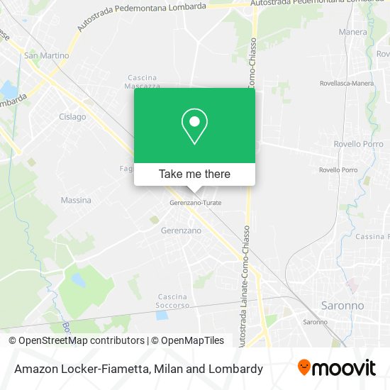 Amazon Locker-Fiametta map