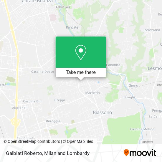 Galbiati Roberto map
