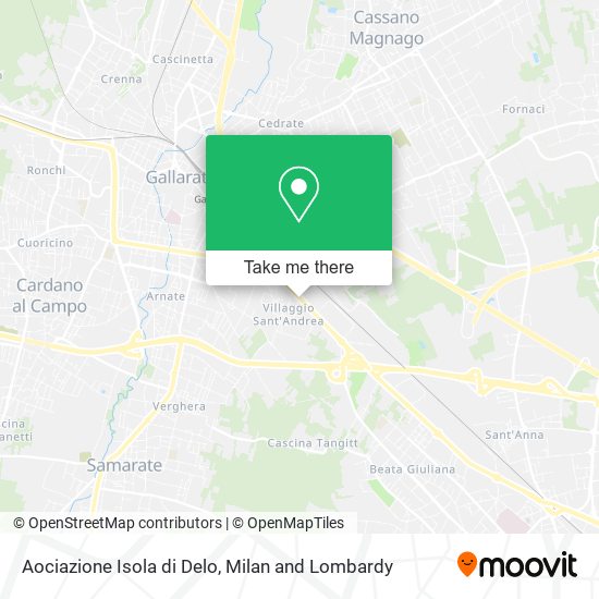 Aociazione Isola di Delo map