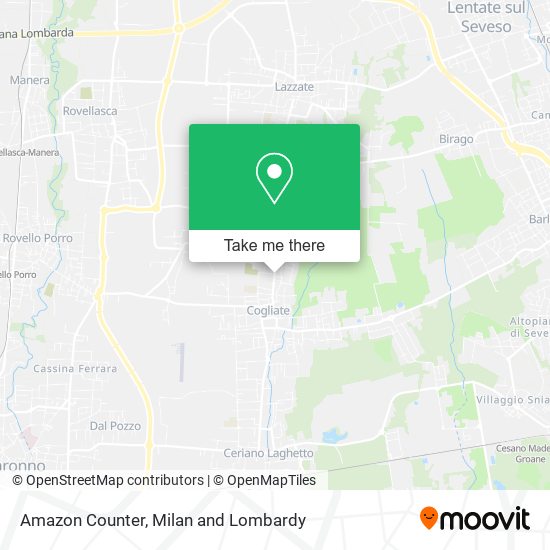 Amazon Counter map