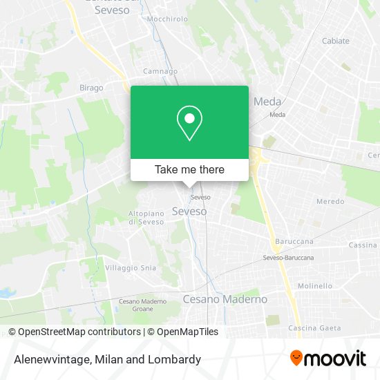 Alenewvintage map
