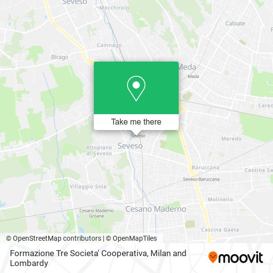 Formazione Tre Societa' Cooperativa map