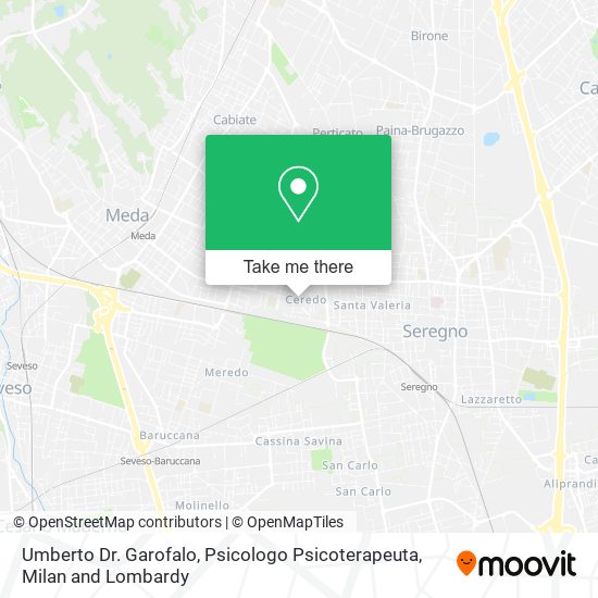 Umberto Dr. Garofalo, Psicologo Psicoterapeuta map