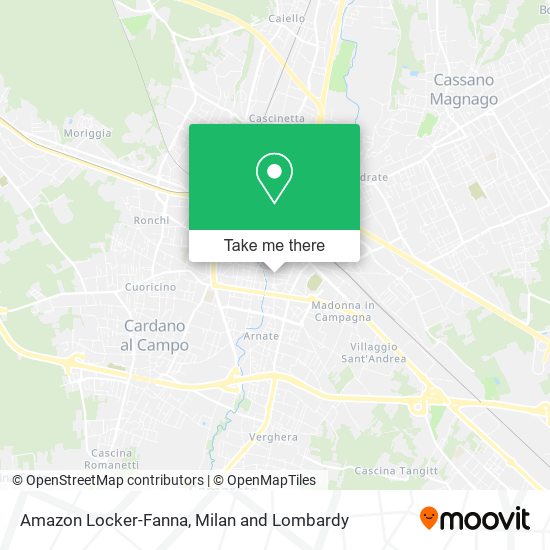 Amazon Locker-Fanna map